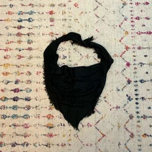 Triangle Black Scarf/Shawl